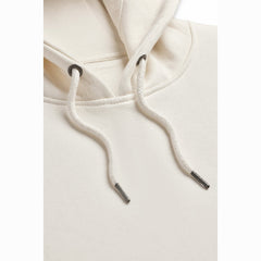 Witte Hoodie Met Trekkoord