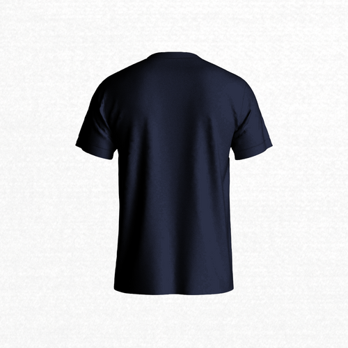 Donkerblauwe T-shirt - Unisex