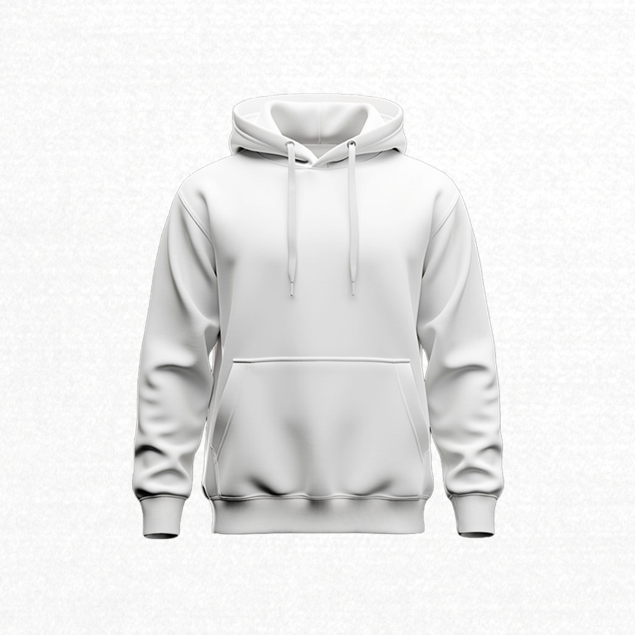 Witte Hoodie - Unisex