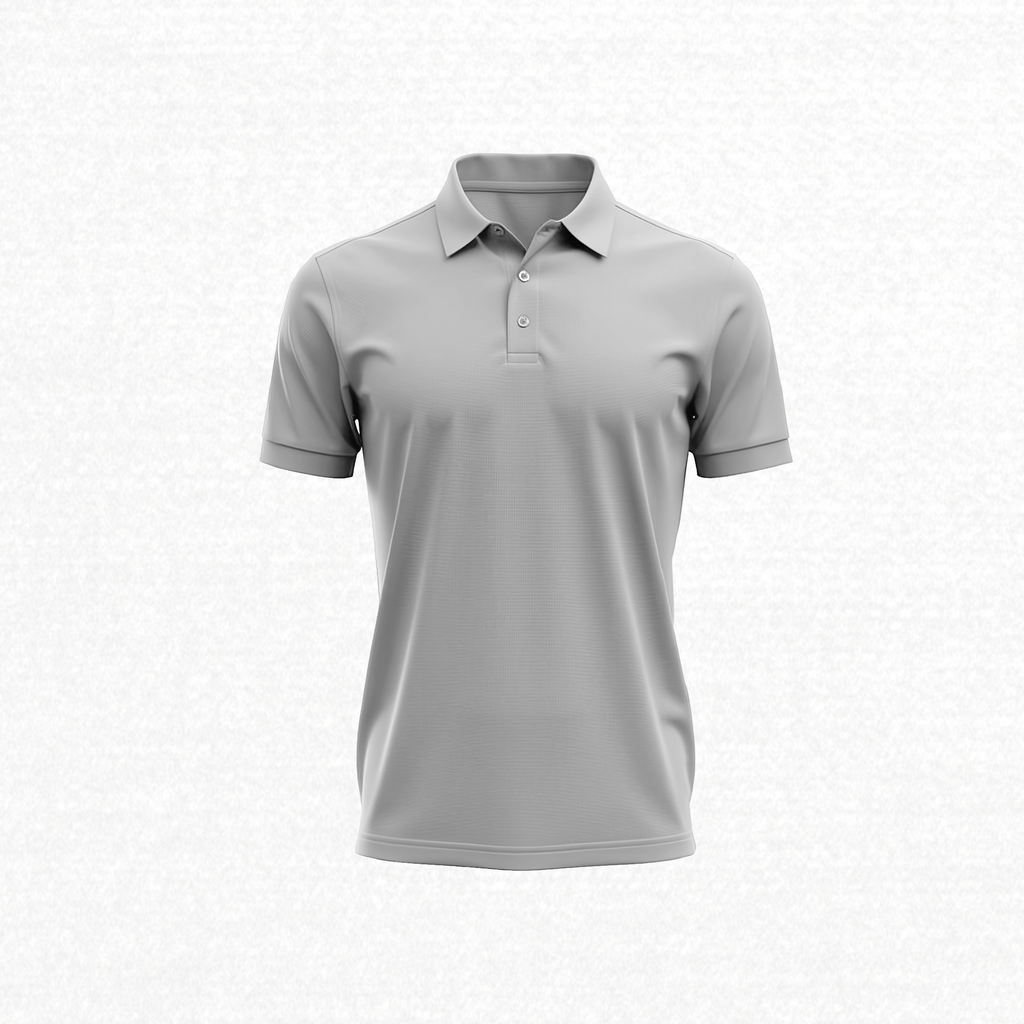 Grijze Poloshirt - Unisex